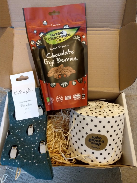 eco-friendly Christmas gift box for her