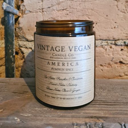 America vintage vegan candle company