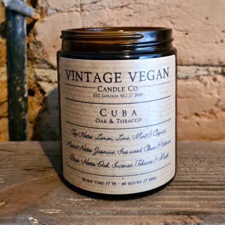 Cuba vintage vegan candle company