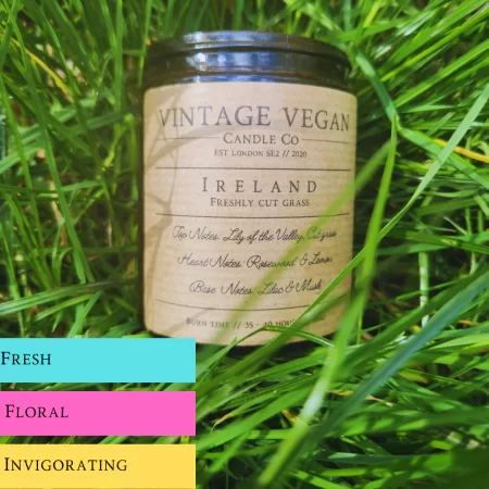Ireland soy wax vegan candle